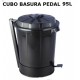 CUBO BASURA INDUSTRIAL CON TAPA Y PEDAL GOLIAT  95L