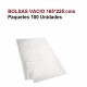 BOLSAS VACIO 165*225 P.100/U TRES