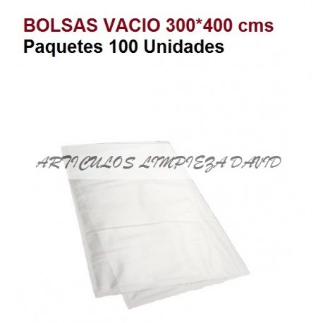 BOLSAS VACIO 300*400 PAQ 100U