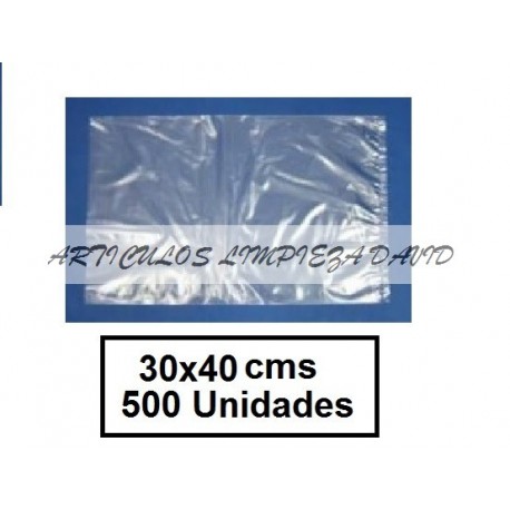 BOLSAS TRANSPARENTES 30*40 500U