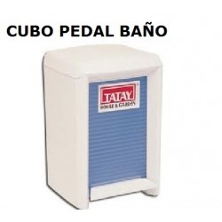 CUBO TATAY PEDAL WC BLANCO