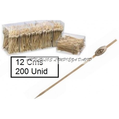 PALILLOS BAMBU INCA 12CM 200U