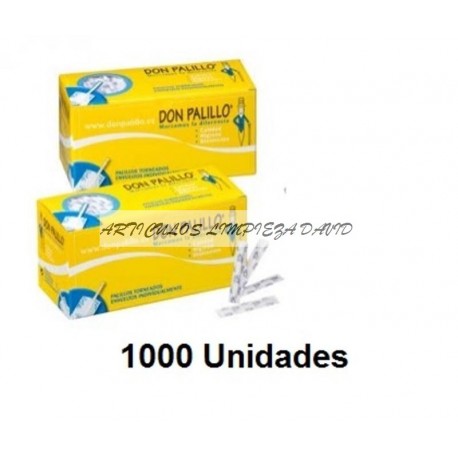 PALILLO D.P ENVUELTO PAPEL TORNEADO 1000U