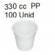 VASO BLANCO  330 CC 50U