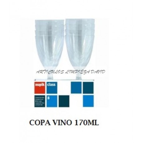 COPA VINO INYECTADO 170 ML 96 UNID