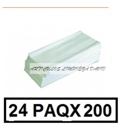 TOALLETAS WC Z-Z 1C P200 CAJA 24P