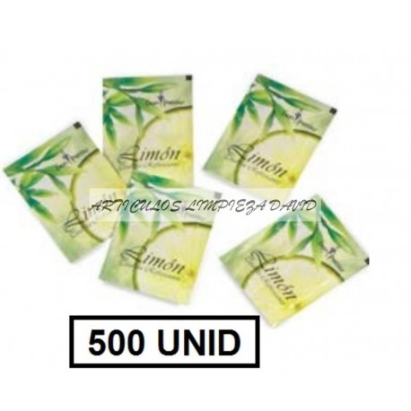 TOALLITAS LIMON 500U