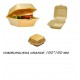 CAJA HAMBURGUESA FOAM GRANDE 150*150*70 125U