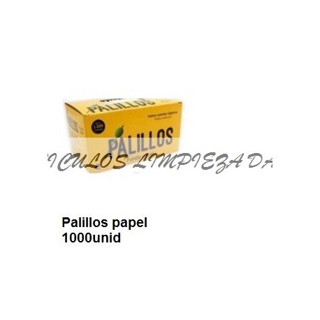 PALILLO REDONDO FUNDA  PAPEL 1000UNID