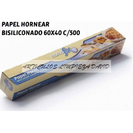 PAPEL HORNO BILISICONADO 60*40 500UNID