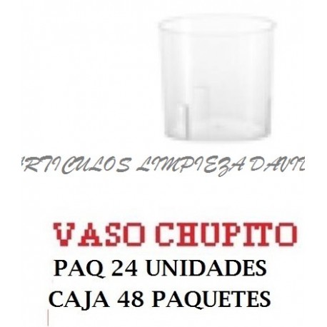 CAJA VASO CHUPITO  1152 24UNID 48PAQ