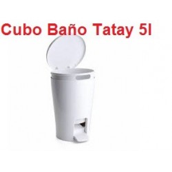 CUBO PEDAL BAÑO BLANCO DIABOLO 5 L TATAY