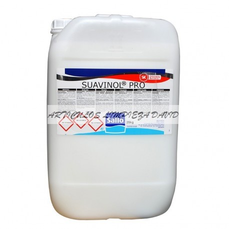 SUAVIZANTE SUAVINOL PRO  BLANCO SALLO GARRAFA 25KG