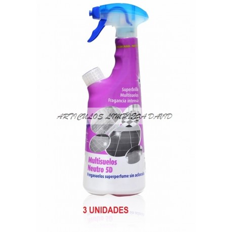 MULTISUELOS NEUTRO CONCENTRALIA FOAM 425 ML 3 UNID