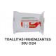 TOALLITAS HIGIENIZANTES 20U C/24